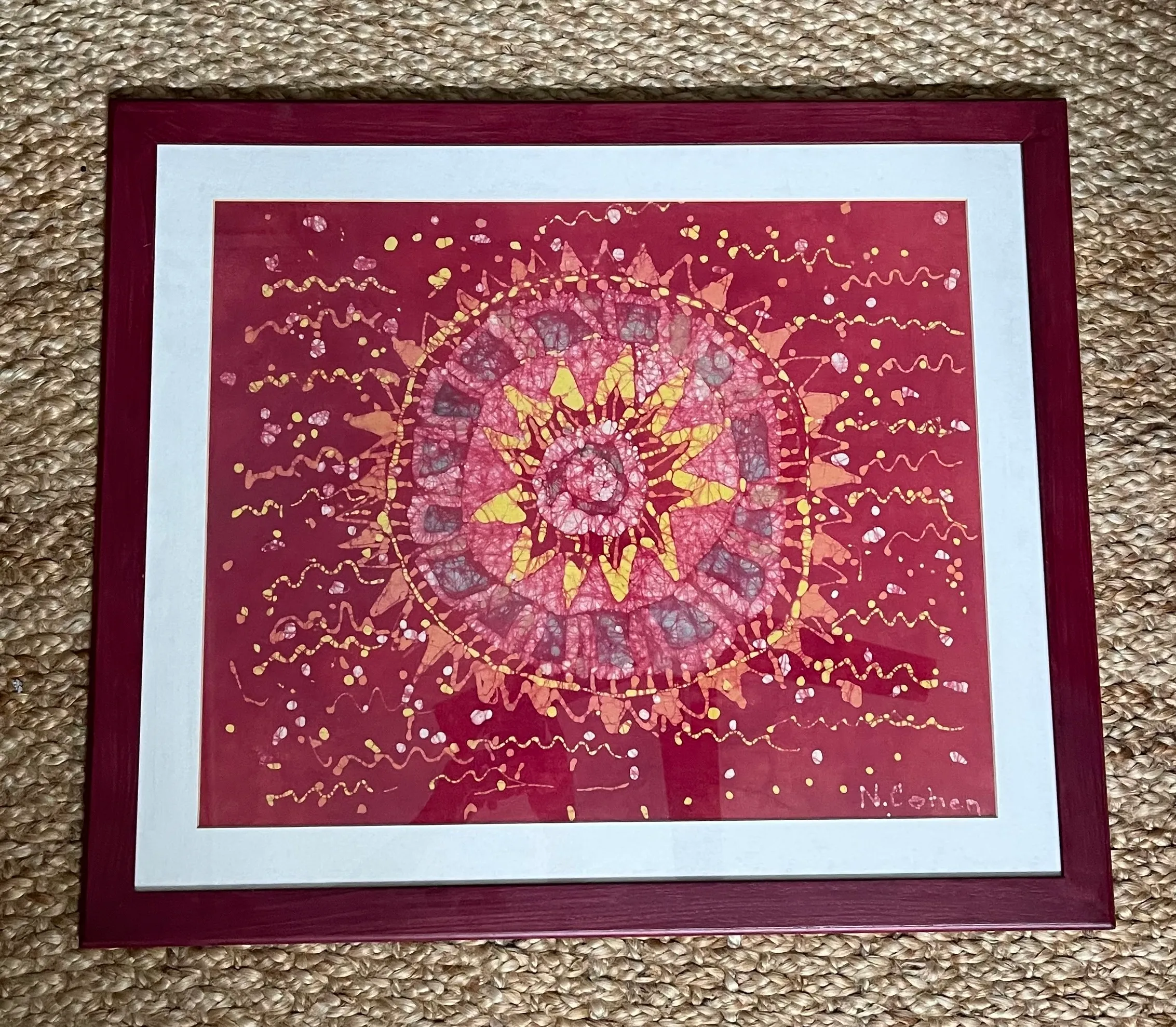 Untitled (Batik). Indiana University Art Camp, 1980.